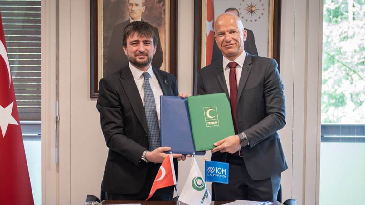 Uluslararası Yeşilay Federasyonu ile BM Uluslararası Göç Örgütü Arasında İyi Niyet Anlaşması İmzalandı
