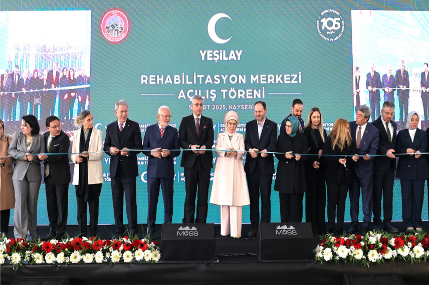 Yeşilay’ın Üçüncü Rehabilitasyon Merkezi Kayseri’de Açıldı