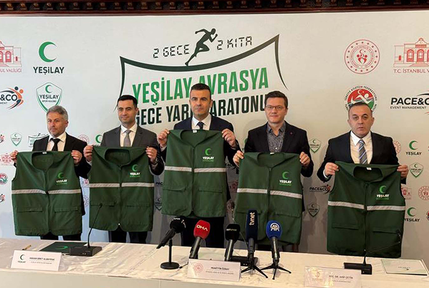 Yeşilay, Gece Startlı İlk Kıtalararası Maratona İmza Atıyor