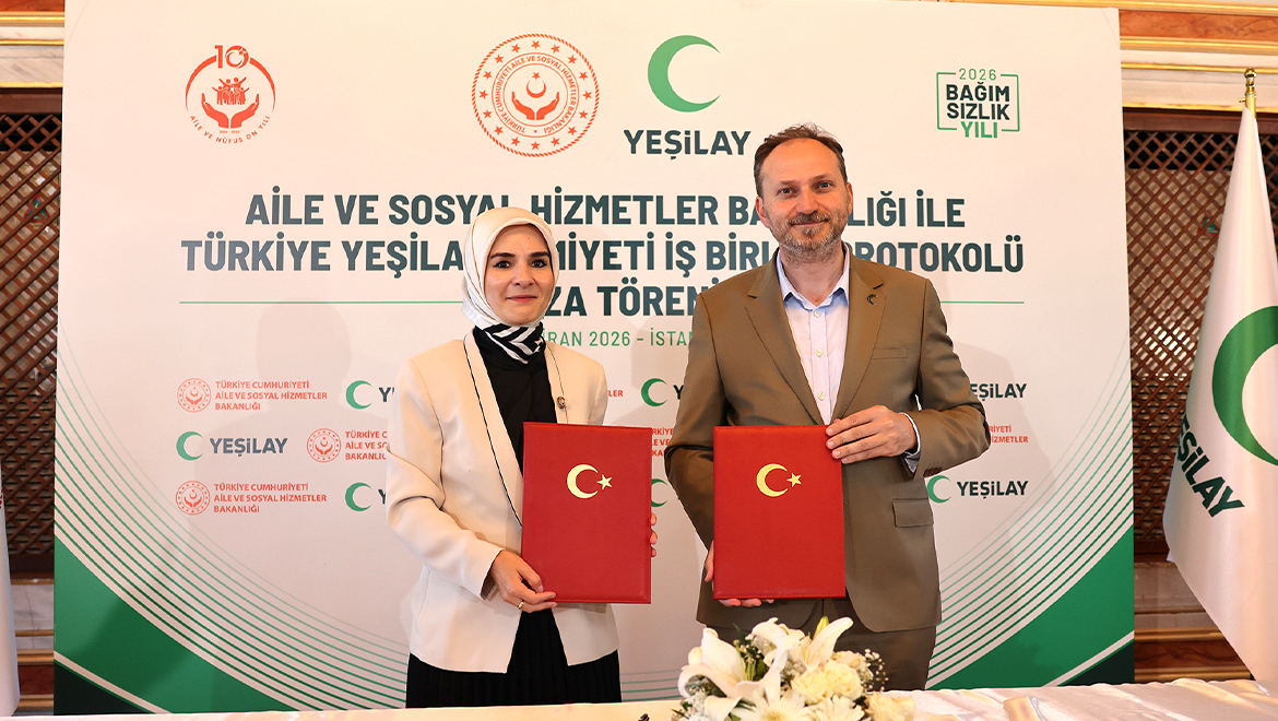 Aile ve Sosyal Hizmetler Bakanlığı ile Yeşilay’dan Bağımlılıklarla Mücadelede Güçlü İş Birliği